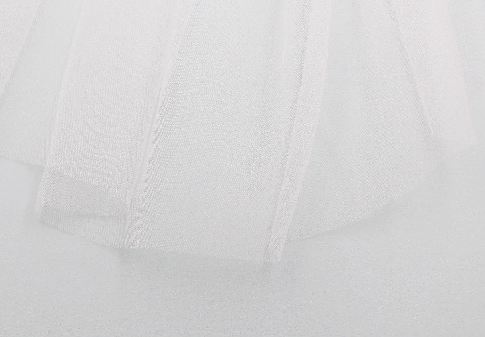 Two Layer Raw Edge Veil