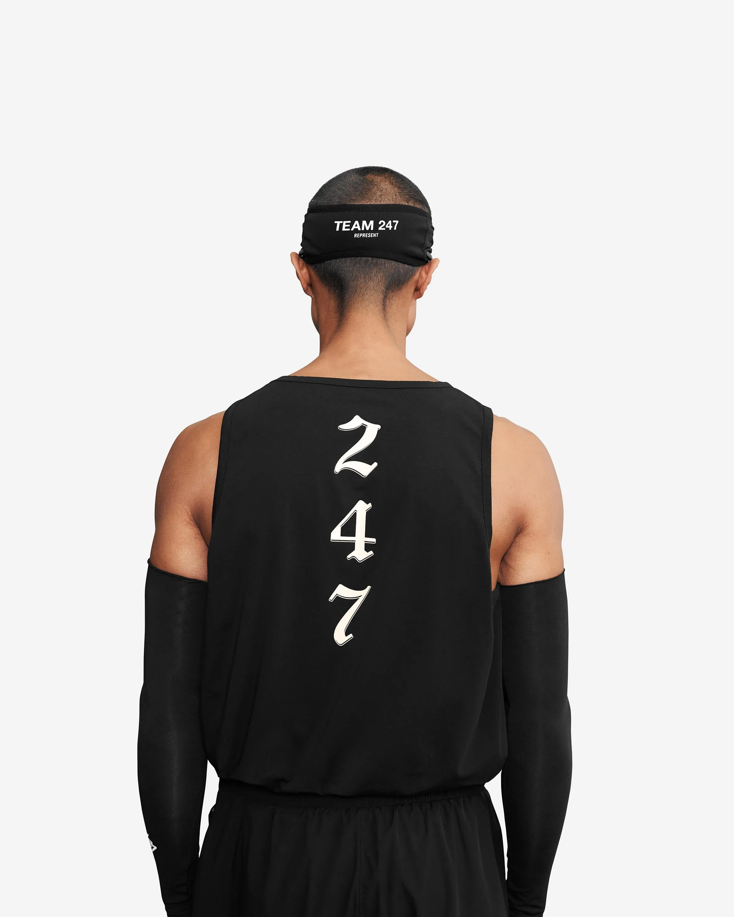 Vintage 247 Run Vest - Black Papyrus