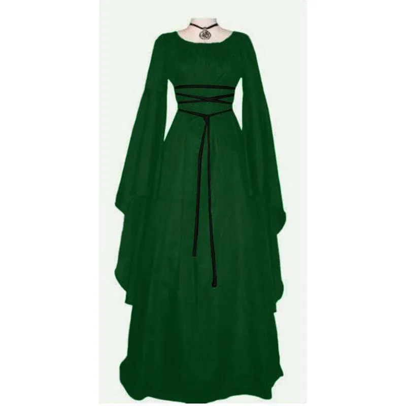Women Halloween solid color front strappy lace up party dresses