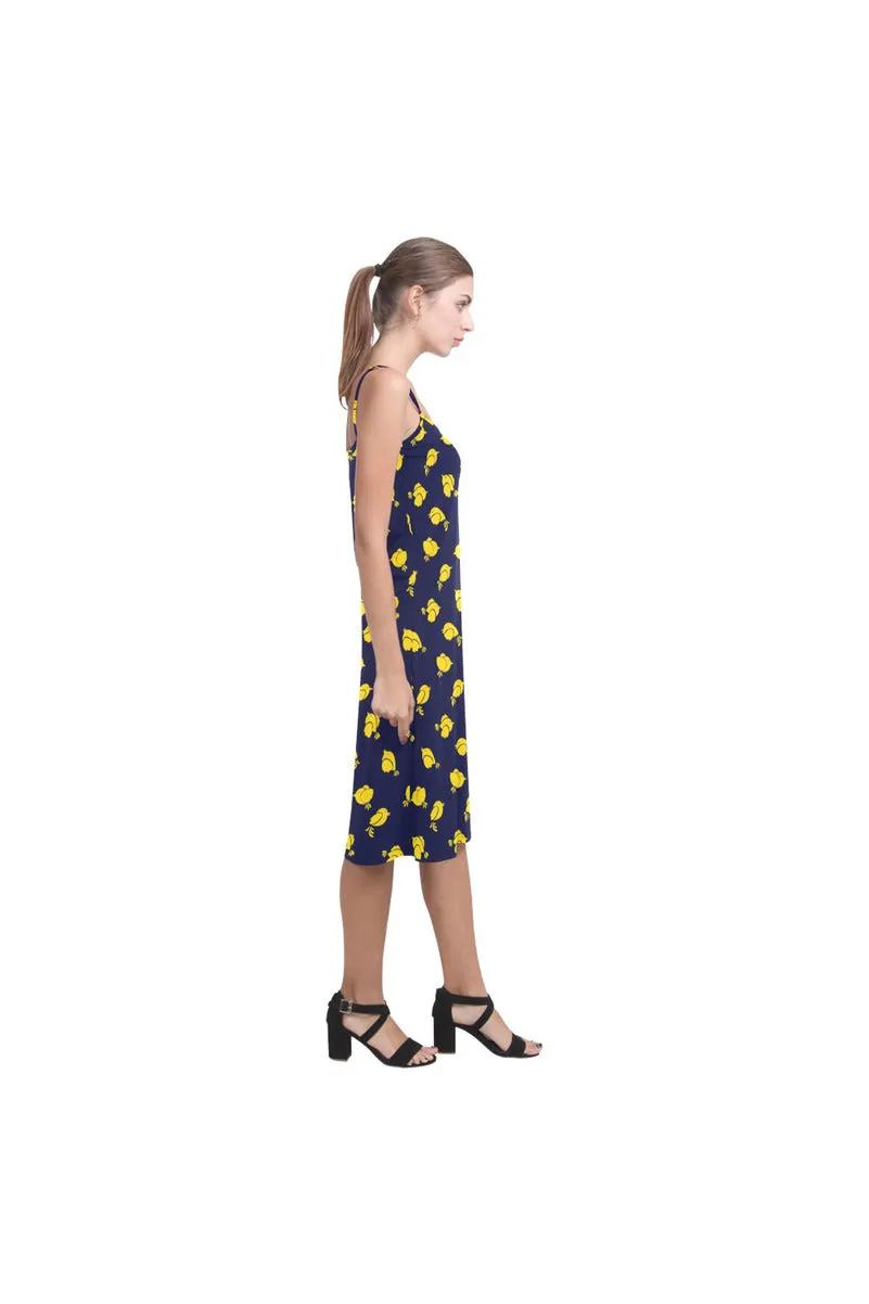 Yellow Birdies Alcestis Slip Dress