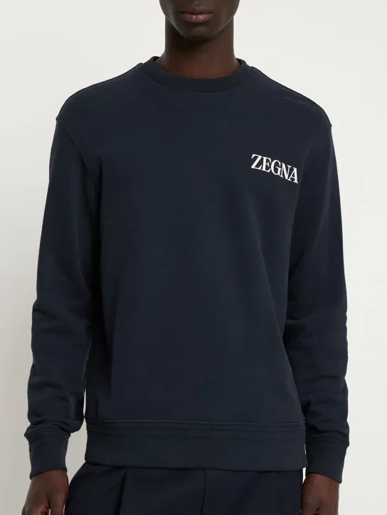 Zegna   Cotton crewneck sweatshirt 