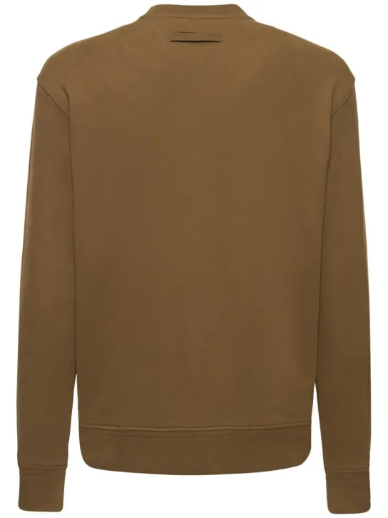 Zegna   Cotton crewneck sweatshirt 