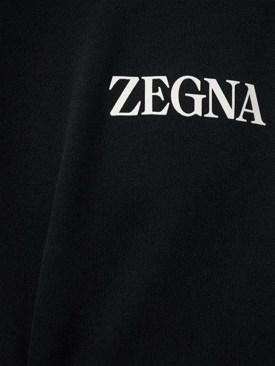 Zegna   Cotton crewneck sweatshirt 