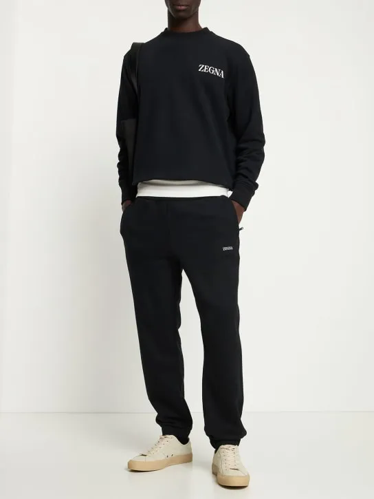 Zegna   Cotton crewneck sweatshirt 